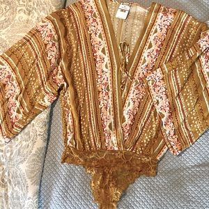 Free People Boho style blouse